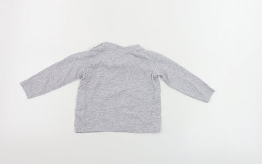 Lupilu  Boys Grey   Basic T-Shirt Size 9-12 Months