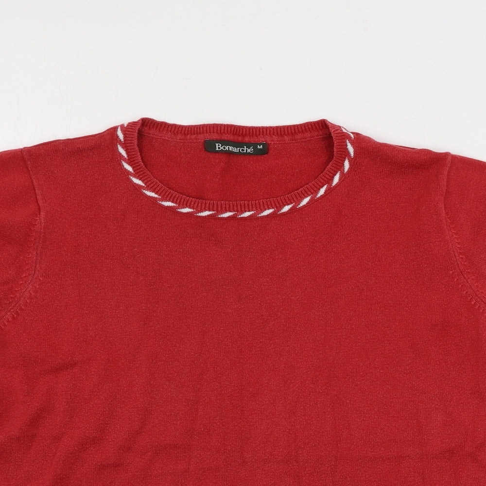 Bonmarché  Womens Red   Pullover Jumper Size M