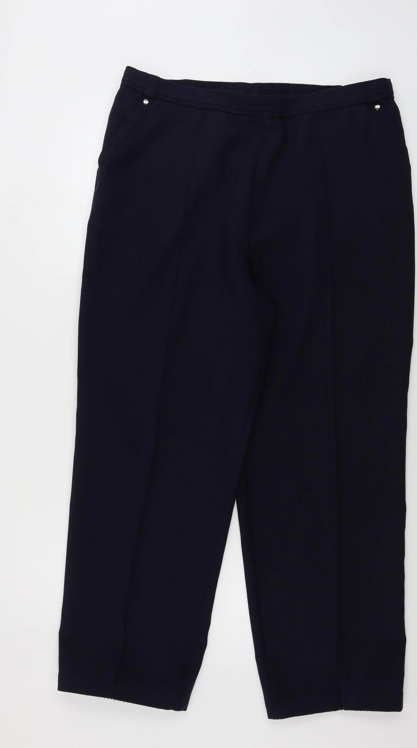 Marks and Spencer  Womens Blue   Trousers  Size 16 L24 in