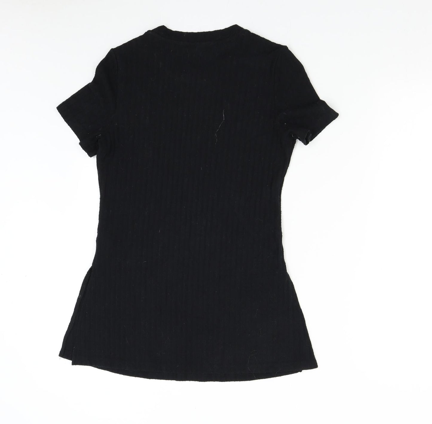 Michelle Keegan Womens Black   Basic T-Shirt Size S