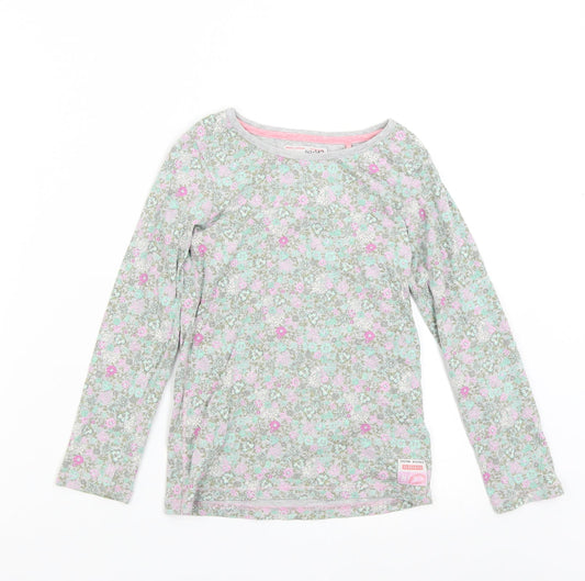 NEXT Girls Multicoloured Floral  Basic T-Shirt Size 8 Years