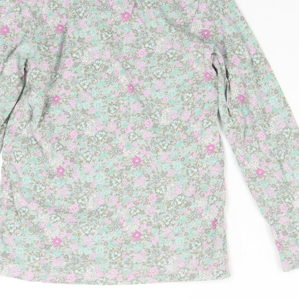 NEXT Girls Multicoloured Floral  Basic T-Shirt Size 8 Years