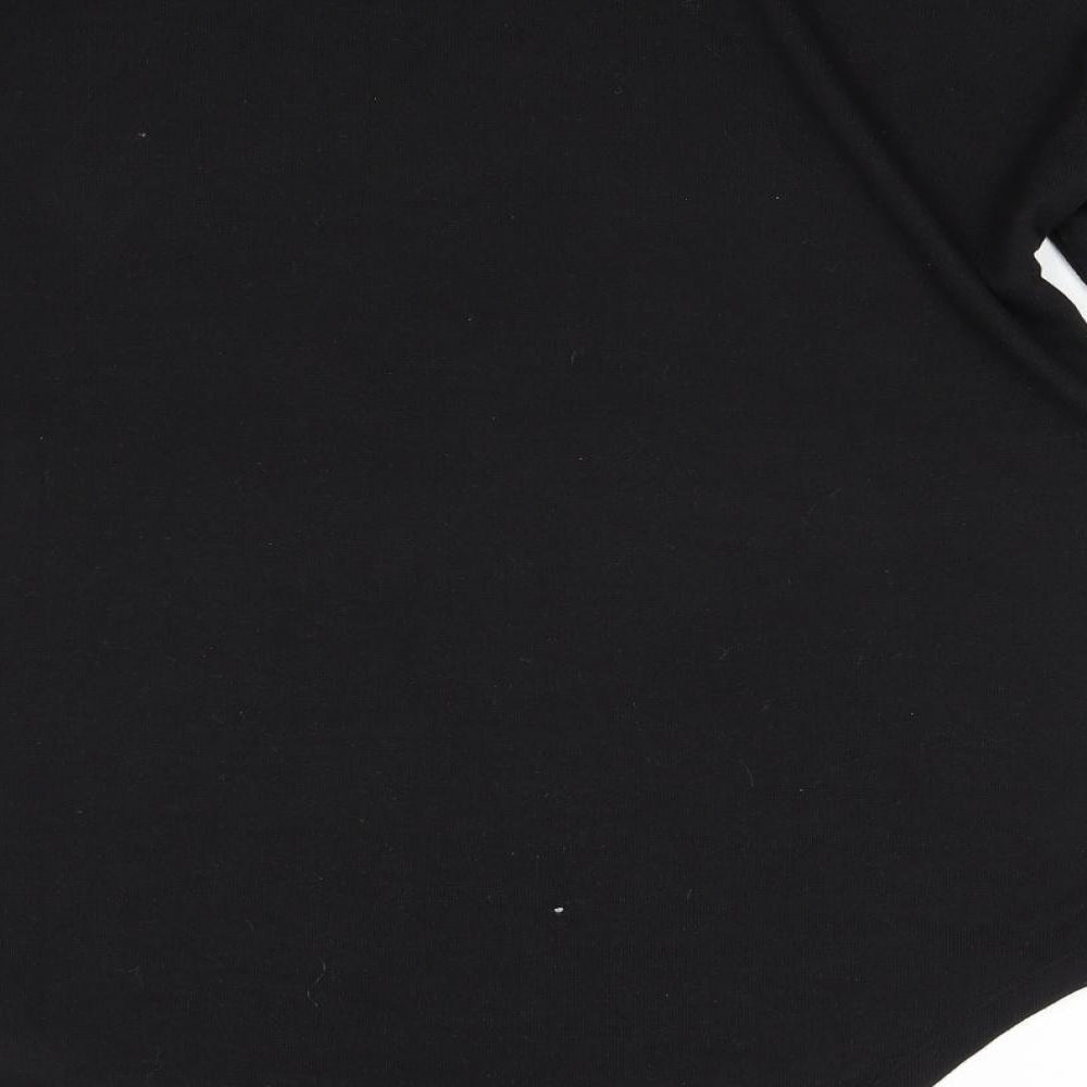 Beloved Womens Black  Knit Pullover Jumper Size XL