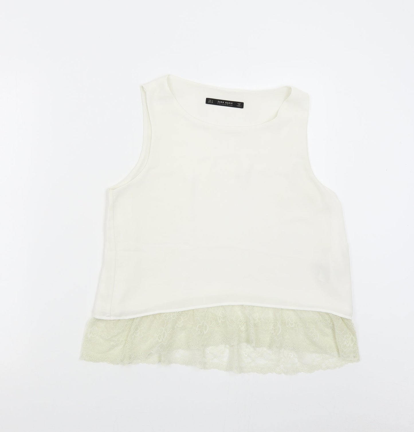 Zara Womens Ivory   Camisole Tank Size S