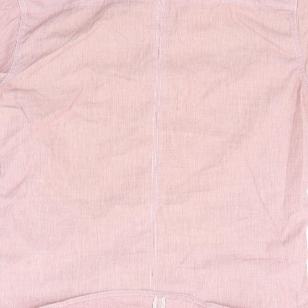 Burton Mens Pink    Button-Up Size S