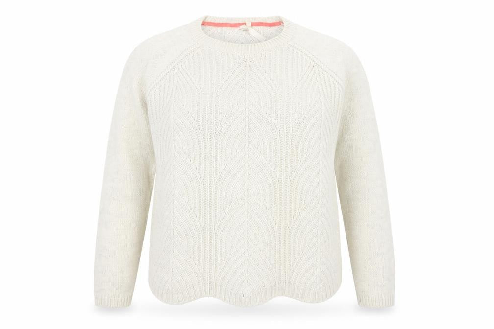 Whte Stuff Womens Beige   Pullover Jumper Size 10
