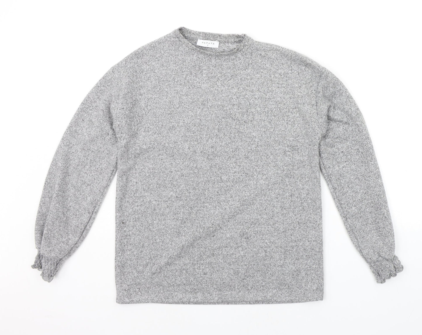 Papaya Womens Grey   Pullover Jumper Size 8