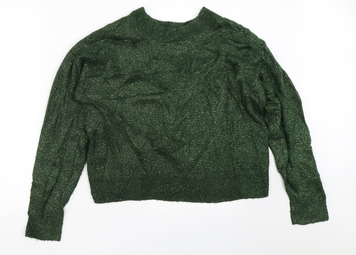 H&M Womens Green   Pullover Jumper Size S