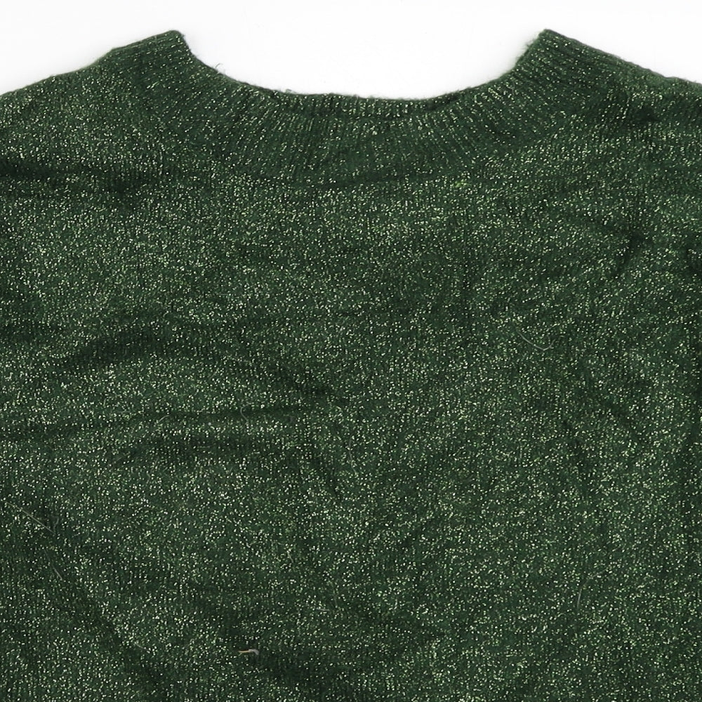 H&M Womens Green   Pullover Jumper Size S