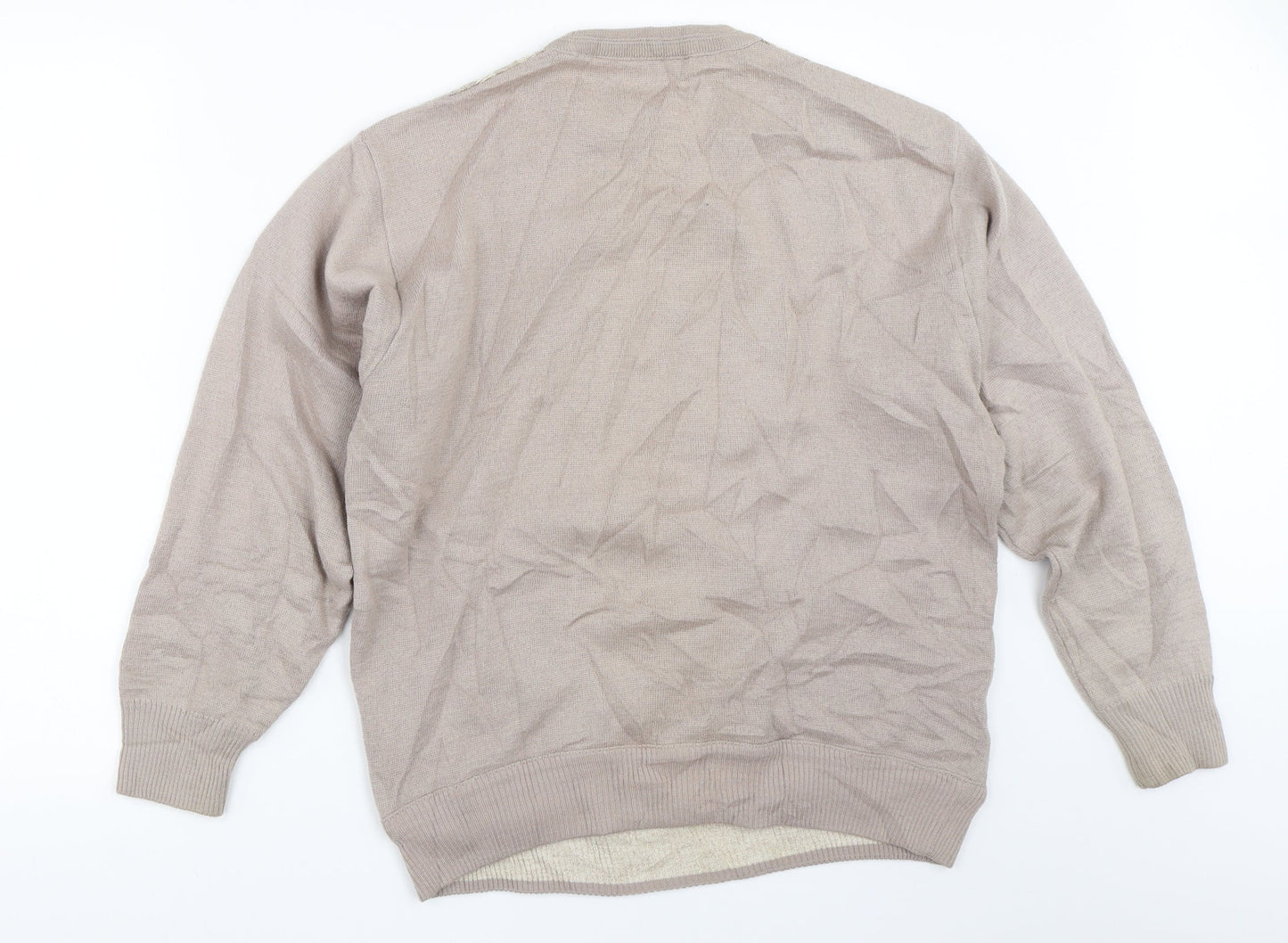 Summerland Mens Beige   Pullover Jumper Size M