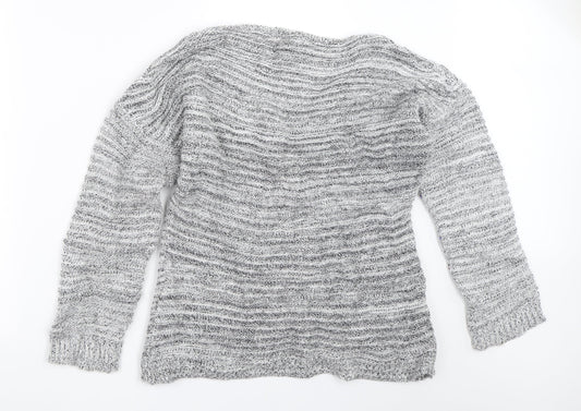 Boohoo Womens Grey   Pullover Jumper Size S