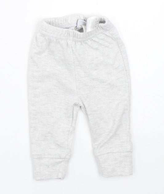 Rene Rafe Boys Grey   Jogger Trousers Size 3-6 Months