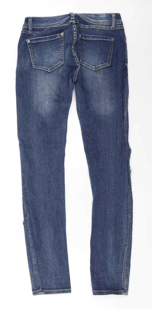 Monday Womens Blue  Denim Straight Jeans Size 28 in L31 in