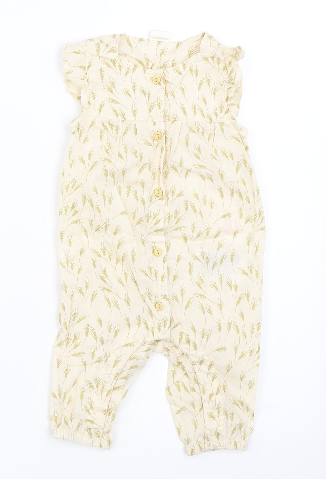 H&M Girls Beige   Romper One-Piece Size 0-3 Months