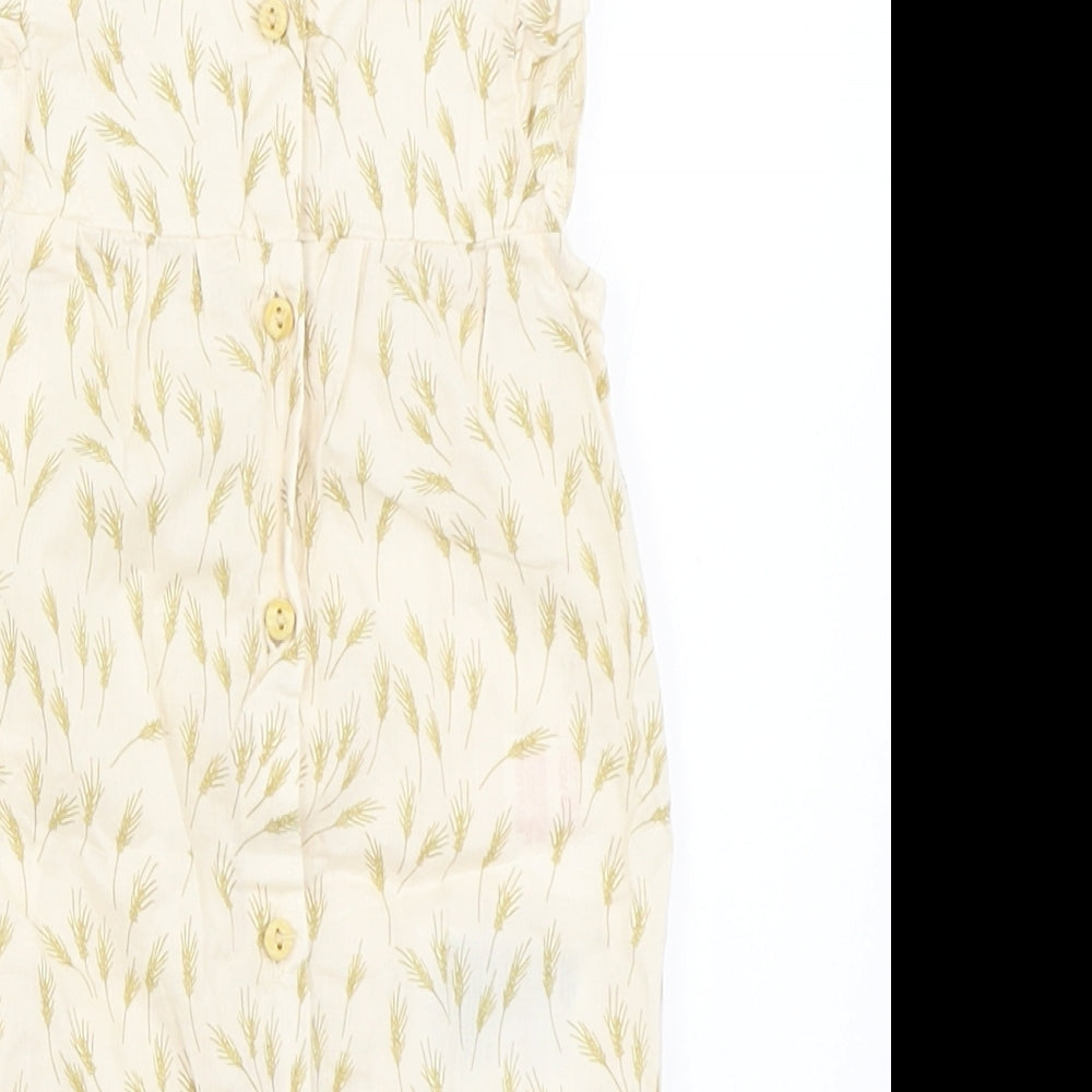 H&M Girls Beige   Romper One-Piece Size 0-3 Months