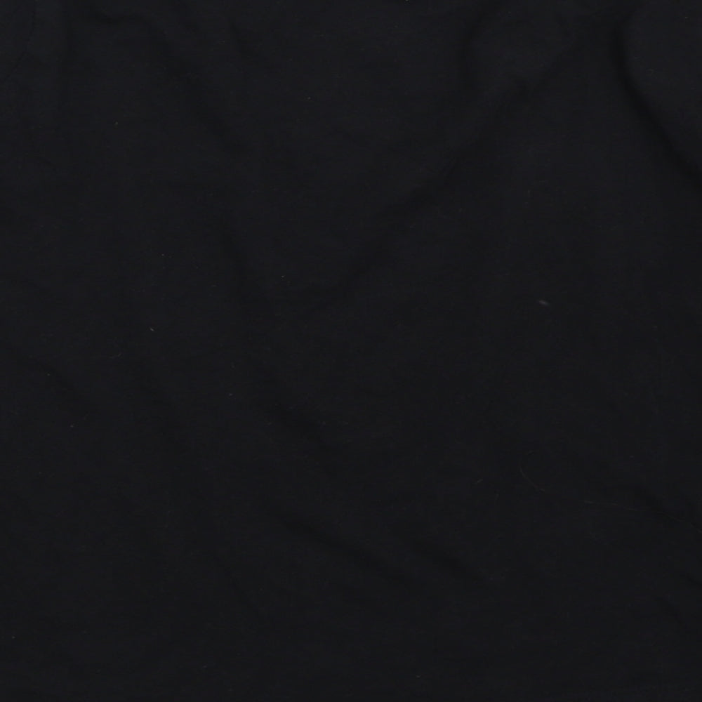 George Girls Black   Basic T-Shirt Size 9-10 Years  - dance
