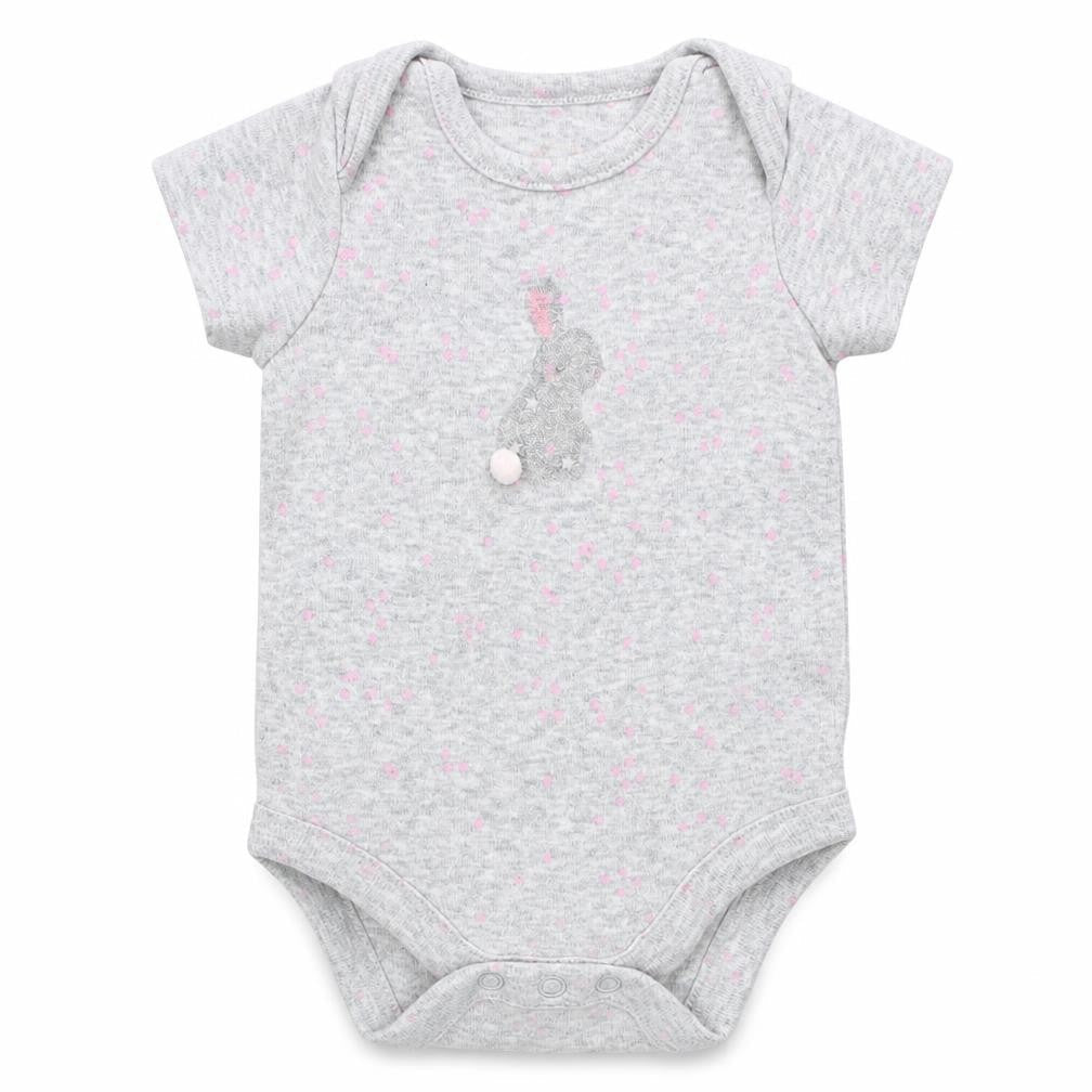 Mothercare Girls Grey   Babygrow One-Piece Size 0-3 Months