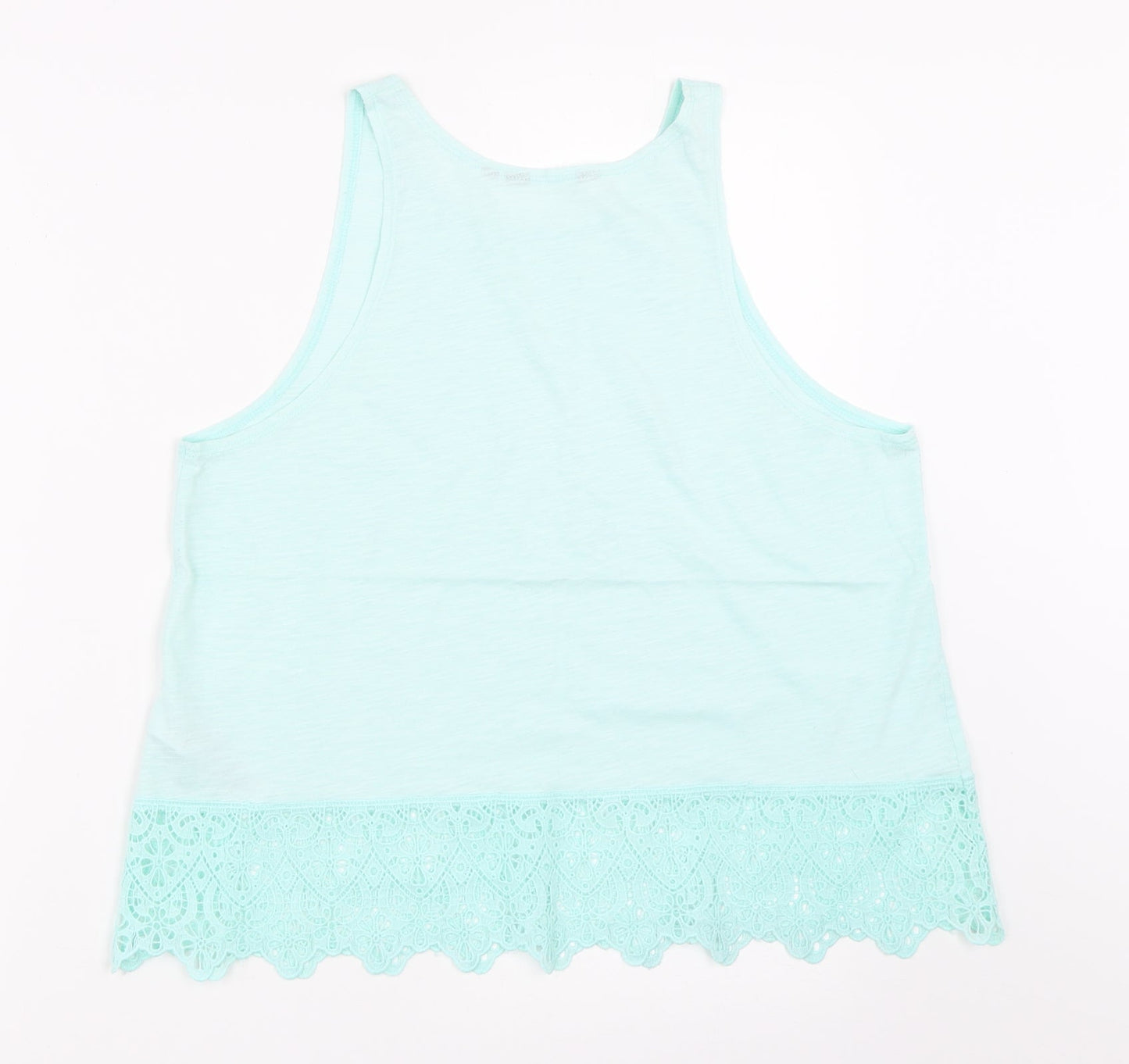 New Look Womens Green   Basic Tank Size 12