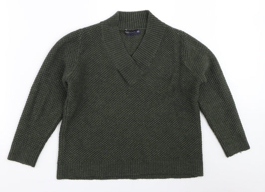 Marks and Spencer Womens Green   Pullover Jumper Size M