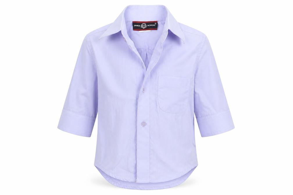 James morgan Boys Purple   Basic Button-Up Size 12 Months