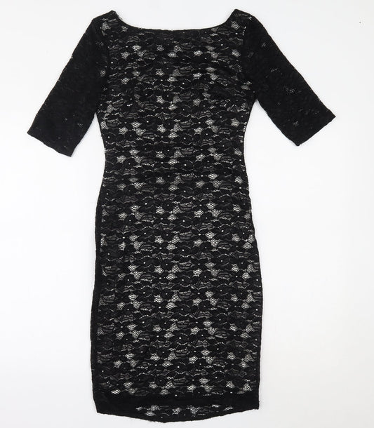 Goddess Womens Black   Bodycon  Size 8
