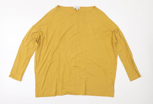 Apricot Womens Yellow   Basic Blouse Size 10