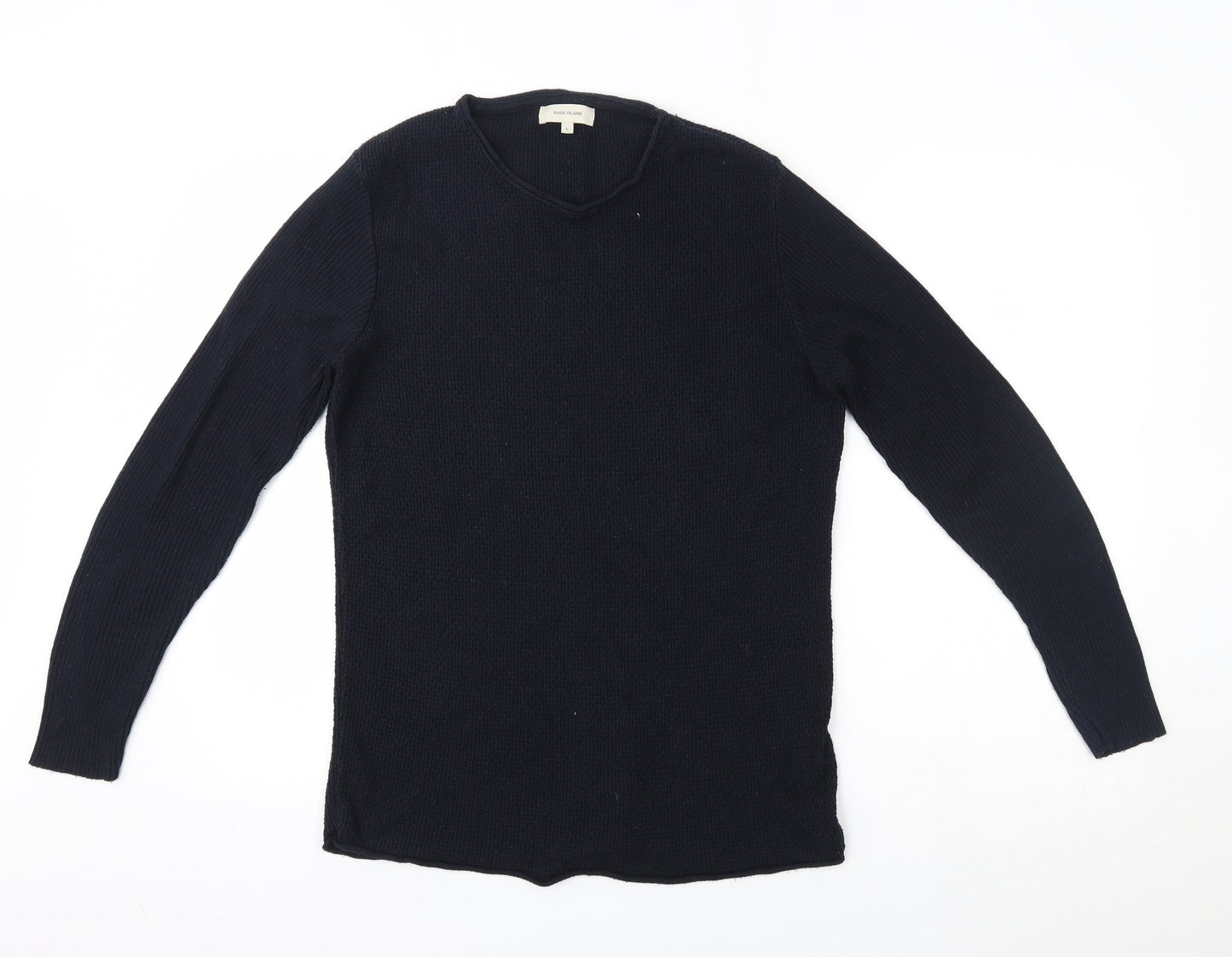 River Island Womens Blue   Pullover Jumper Size L