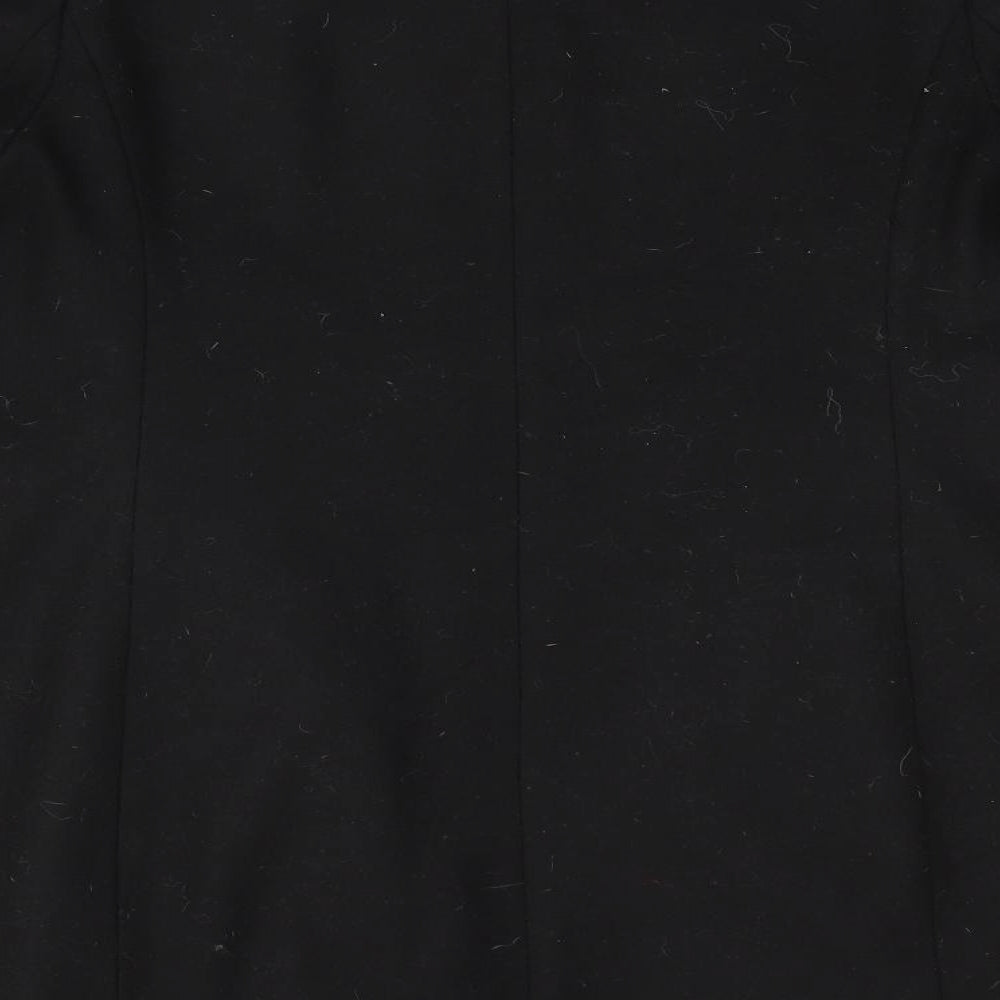 New Look Womens Black   Overcoat Coat Size 10  - Flared cuffs