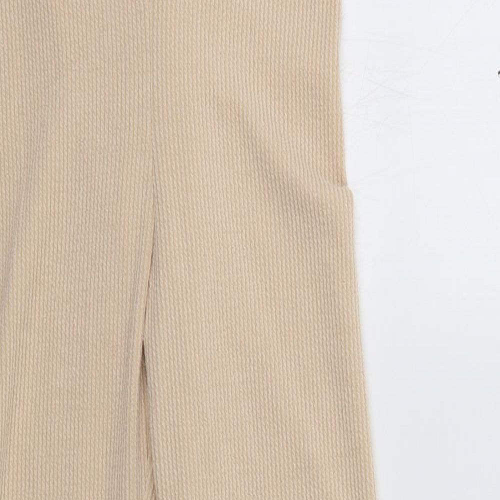 PRETTYLITTLETHING Womens Beige    Lounge Pants Size 10