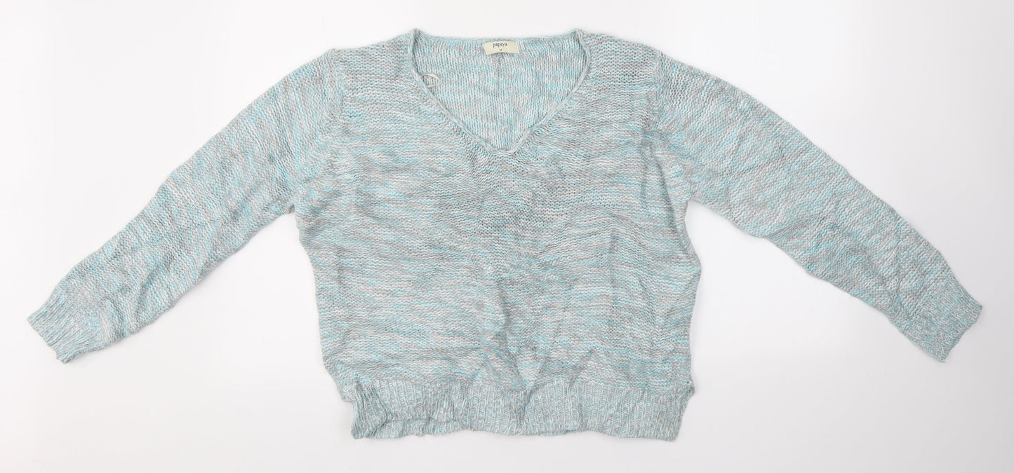 Matalan Womens Blue   Pullover Jumper Size M
