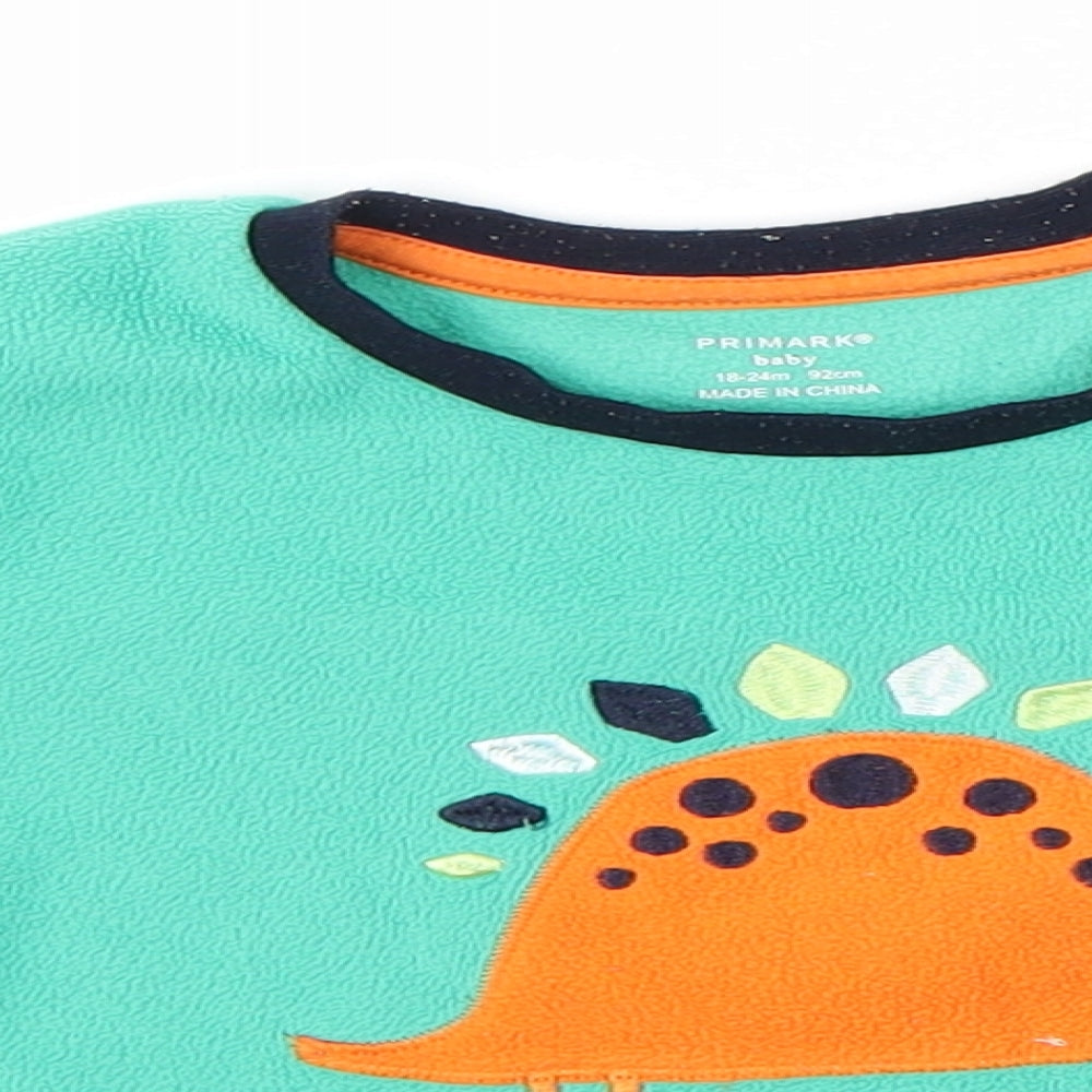 Primark Baby Green Solid   Pyjama Top Size 18-24 Months