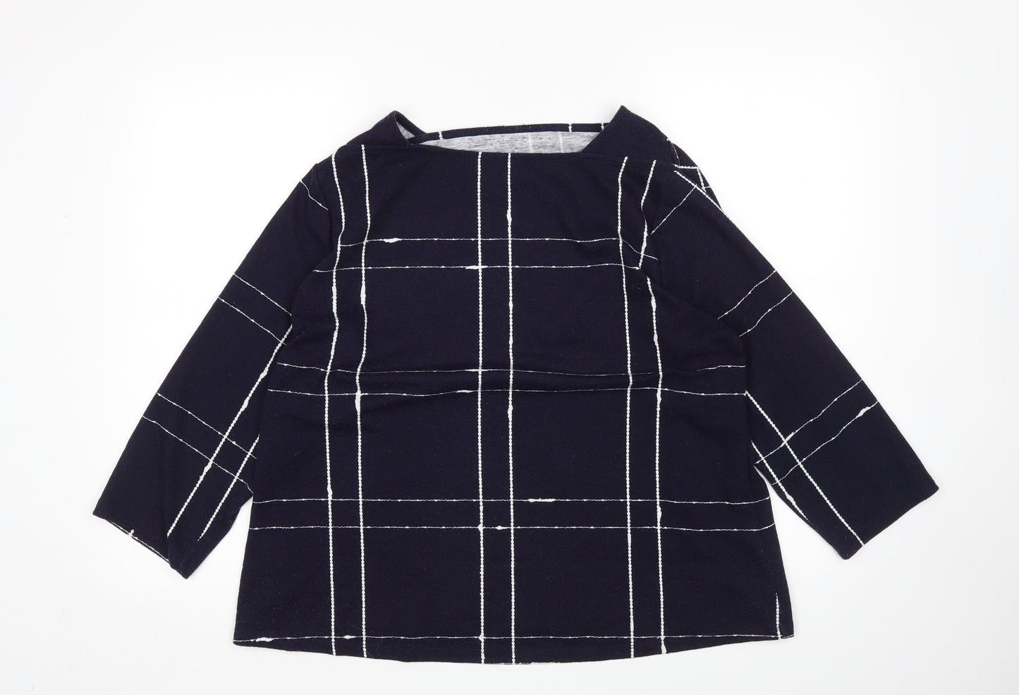Preworn Womens Multicoloured Check  Pullover Jumper Size 18