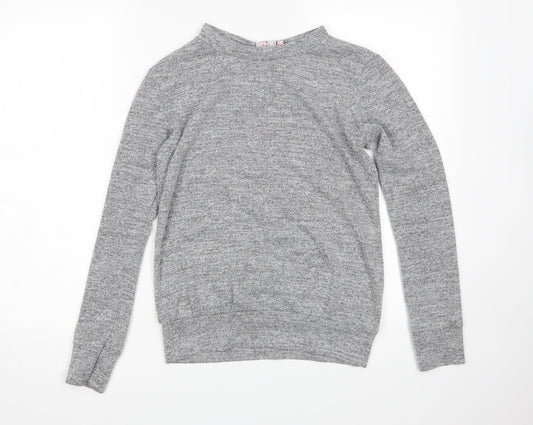 Silk Womens Grey   Pullover Jumper Size S