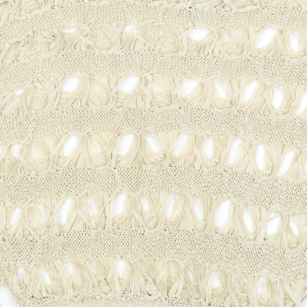 Quiz Womens Beige   Pullover Jumper Size S
