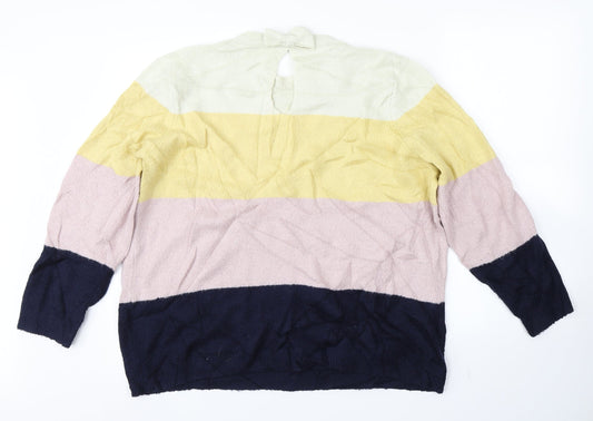 Dorothy Perkins Womens Multicoloured   Pullover Jumper Size 14