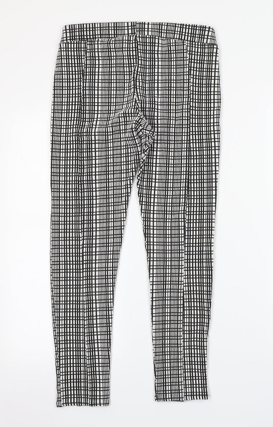 Jane Norman Womens Multicoloured Check  Trousers  Size 10 L25 in