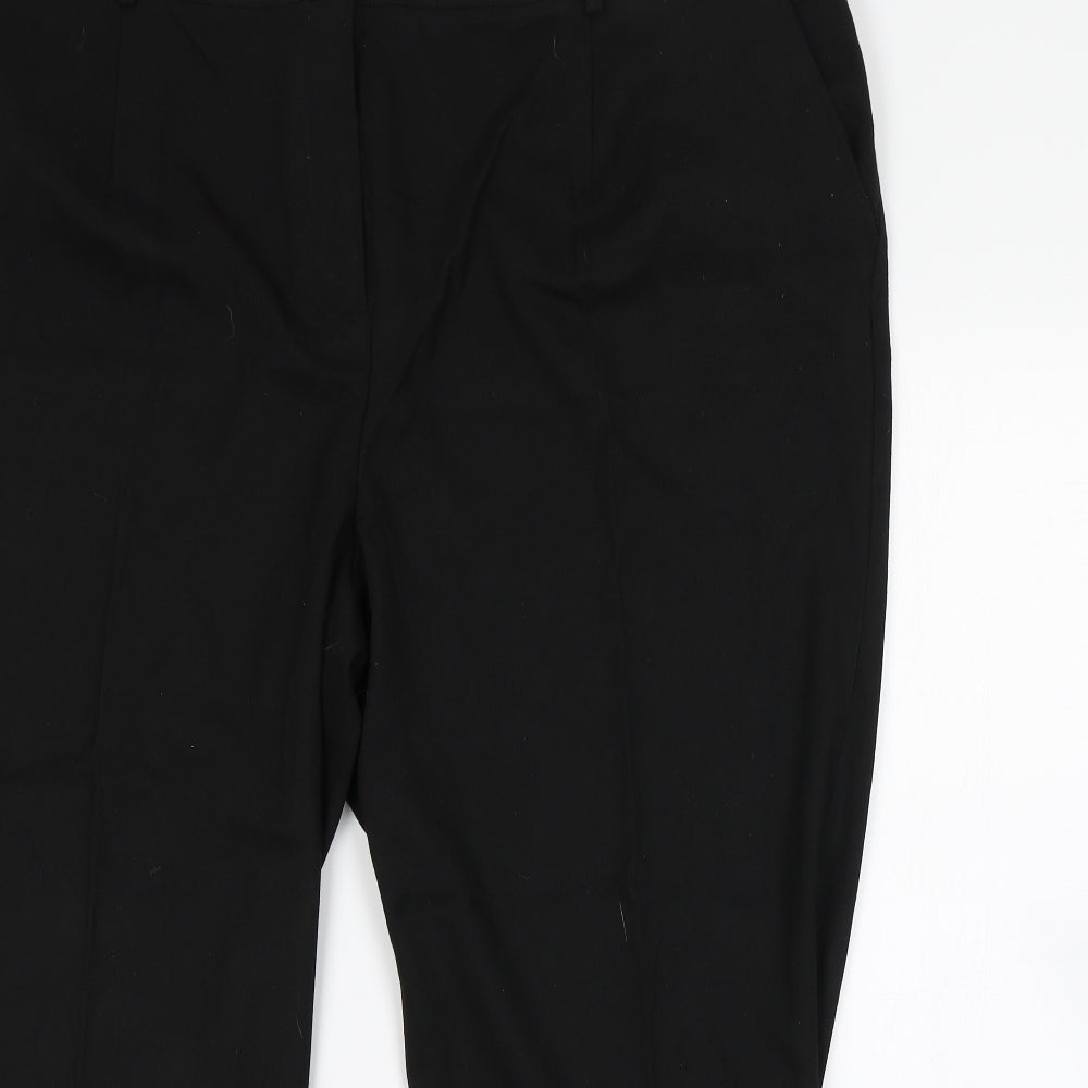 Daxon Womens Black   Trousers  Size 28 L26 in