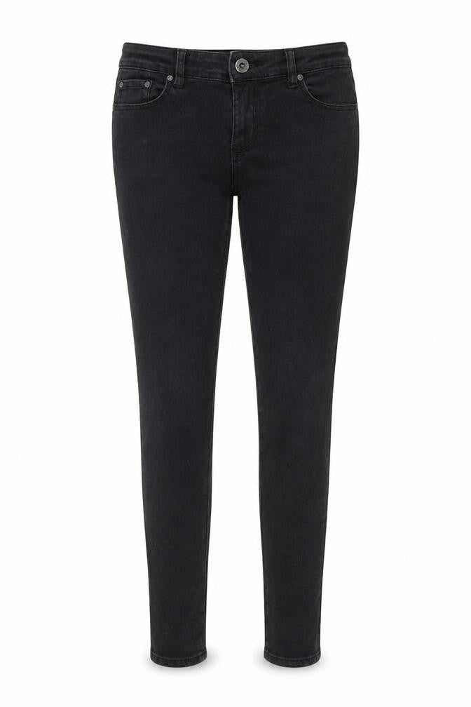 Denim & Co. Womens Black   Skinny Jeans Size 12 L28 in