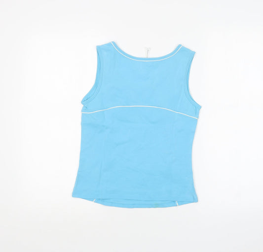 Marks and Spencer Womens Blue   Basic Tank Size 12
