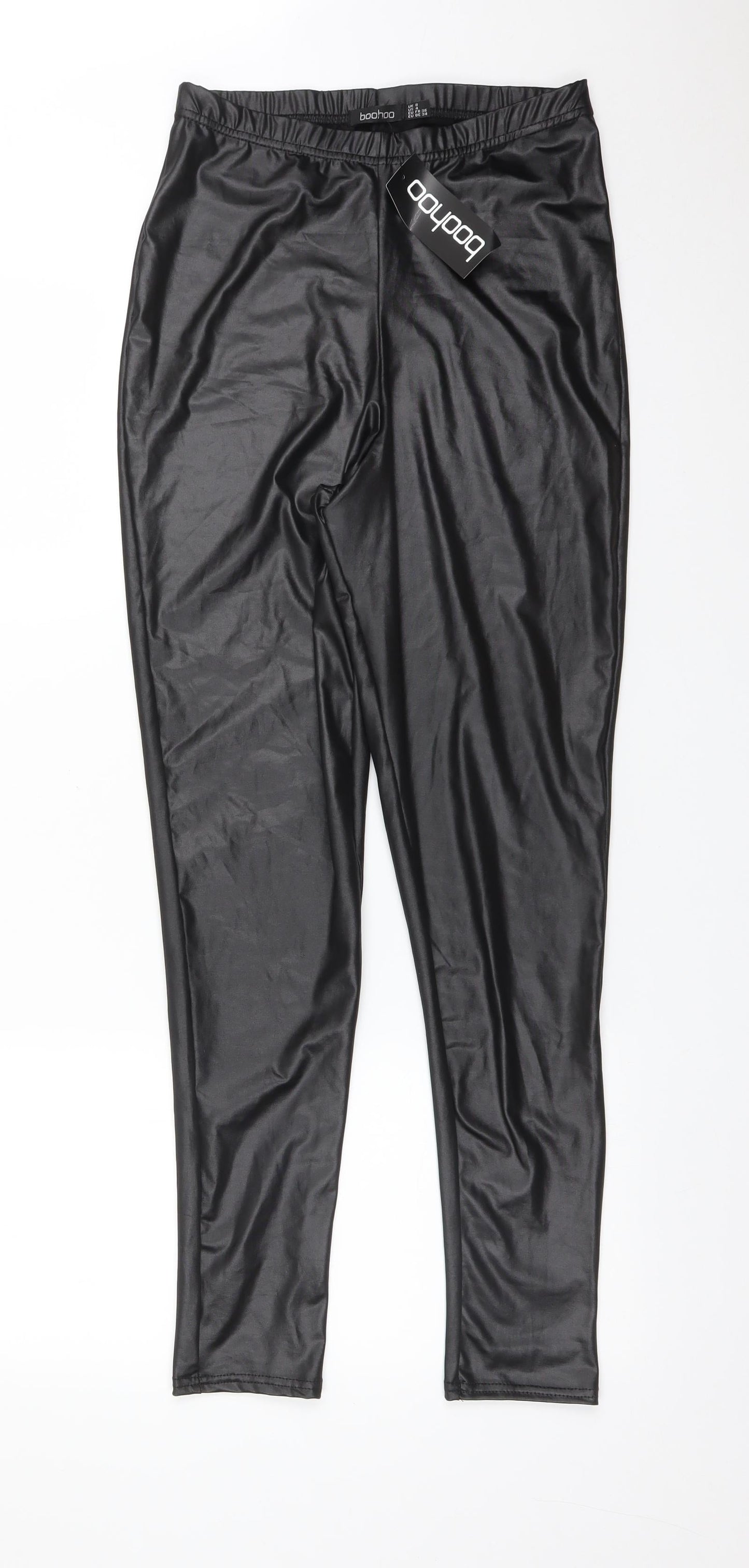Boohoo Womens Black    Leggings Size 8 L28 in
