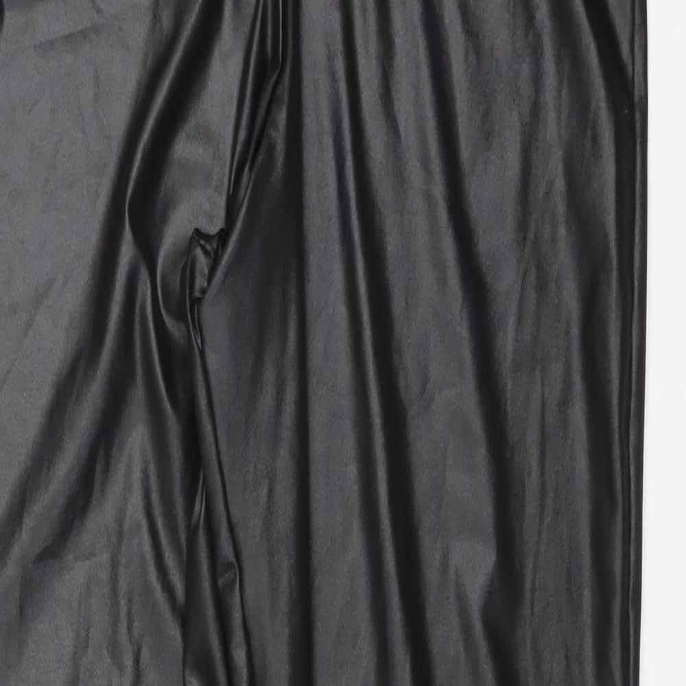 Boohoo Womens Black    Leggings Size 8 L28 in