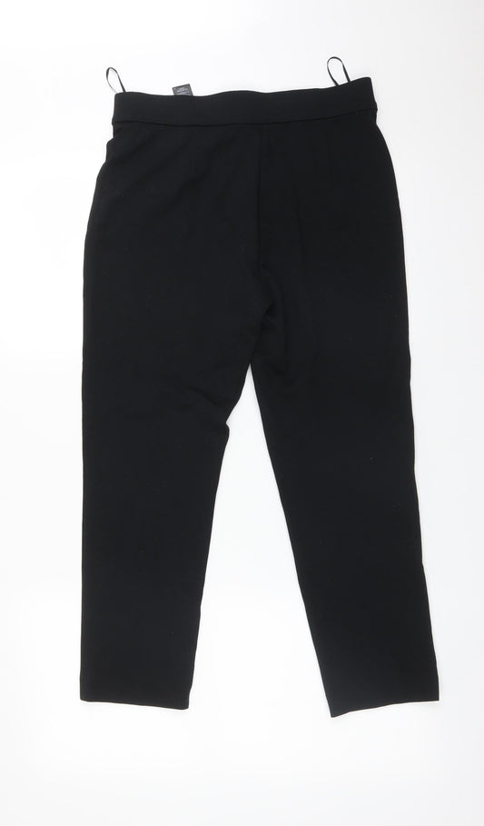 M&S Womens Black   Jegging Trousers Size 10 L23 in