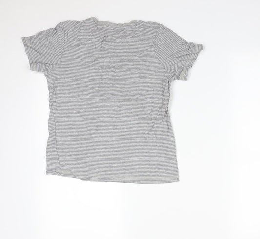 F&F Boys Multicoloured Striped  Basic T-Shirt Size 10-11 Years