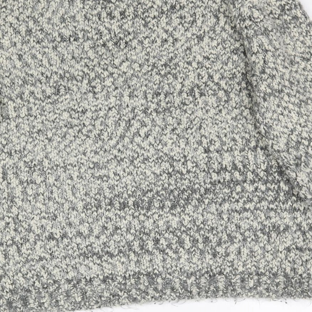 Debenhams Womens Grey  Knit Pullover Jumper Size 16