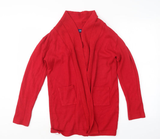 Mexe Womens Red  Knit Pullover Jumper Size S