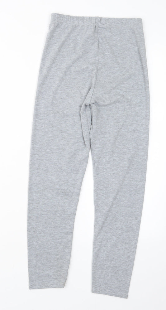 Preworn Girls Grey   Carrot Trousers Size 11-12 Years