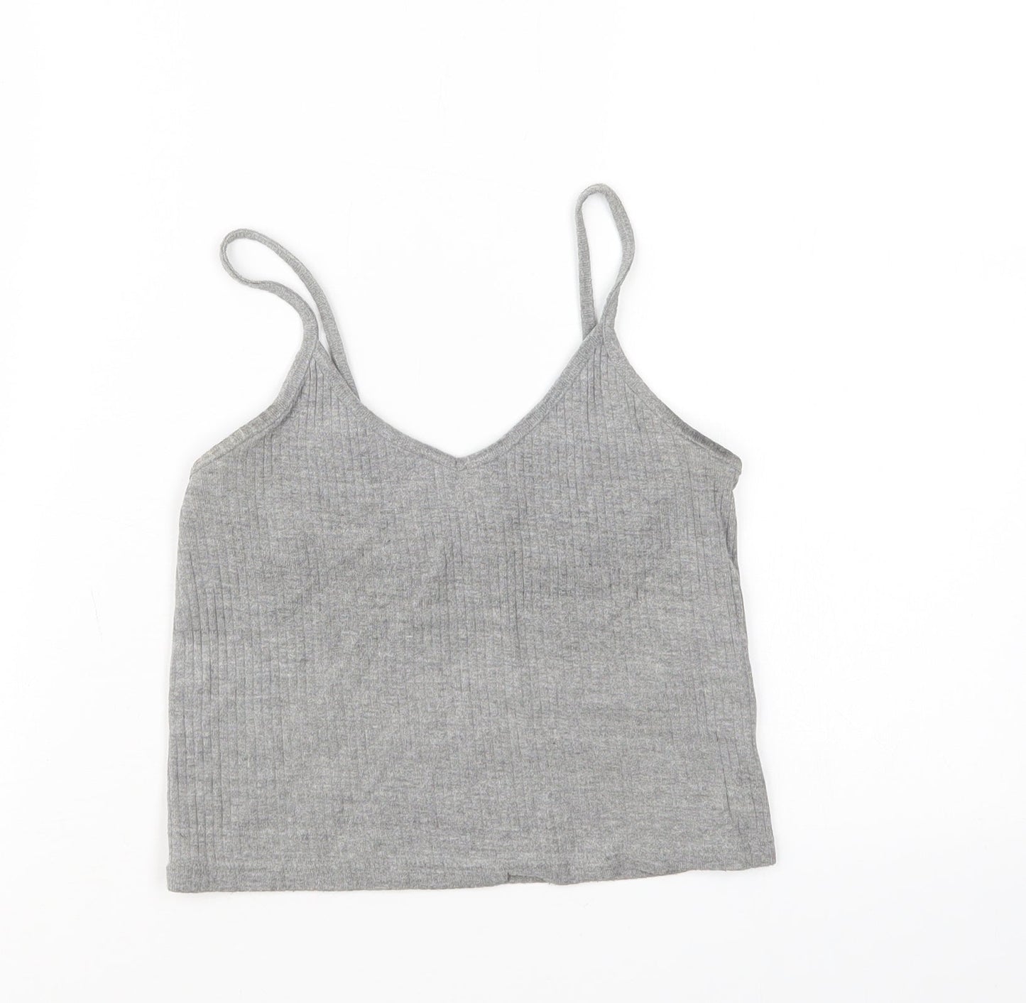Topshop Womens Grey   Basic T-Shirt Size 8