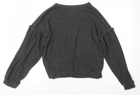 Love to Lounge Womens Grey   Pullover Jumper Size 6