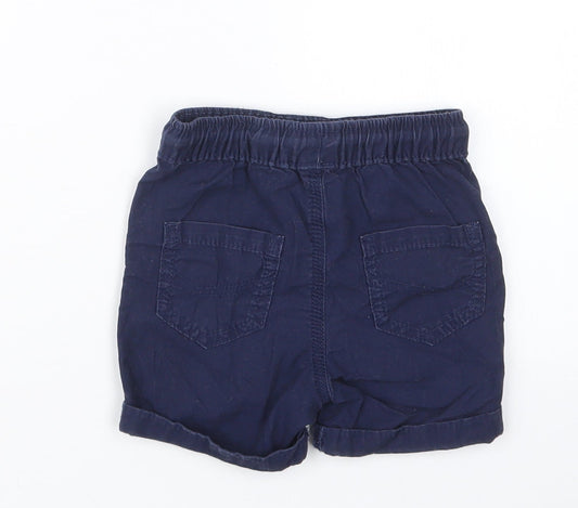 George Boys Blue   Cropped Trousers Size 12-18 Months