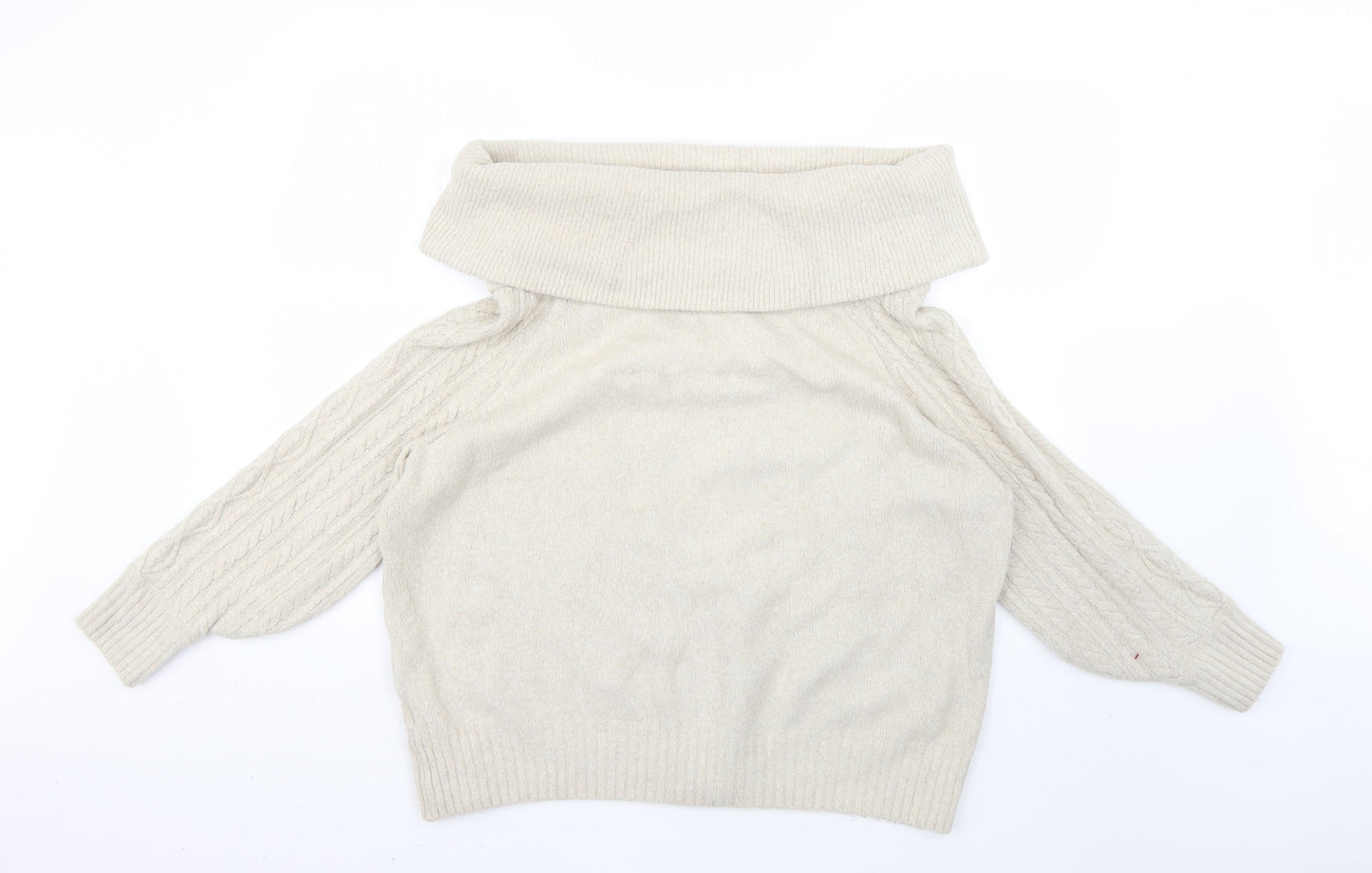 H&M Womens Beige   Pullover Jumper Size M